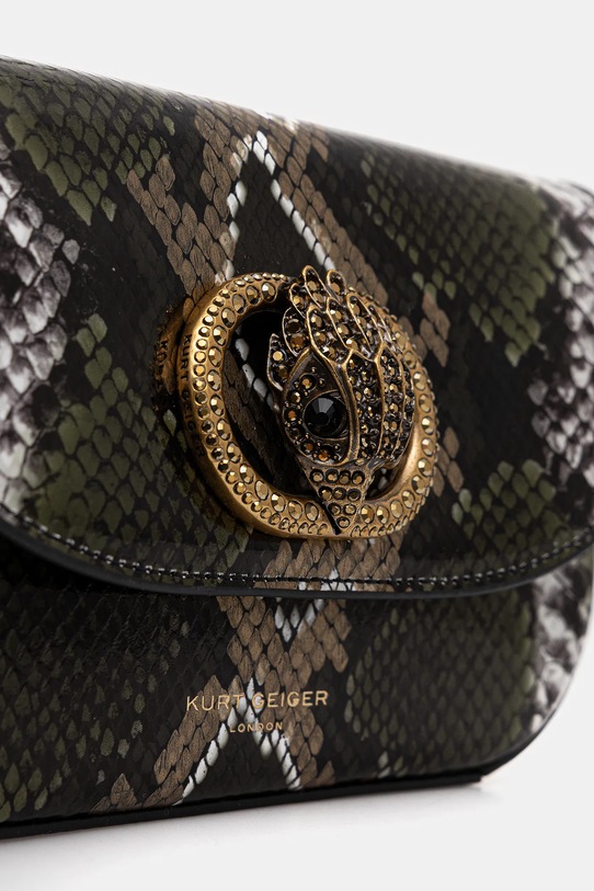 Kurt Geiger London torebka skórzana CHELSEA zielony 3591579719