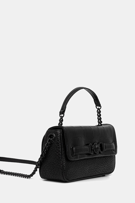 Kurt Geiger London torebka skórzana 5049400019 czarny AW25