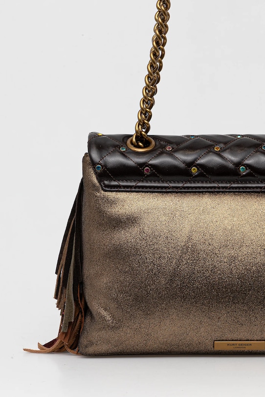 Doplňky Kožená kabelka Kurt Geiger London KENSINGTON 5025339219 hnědá