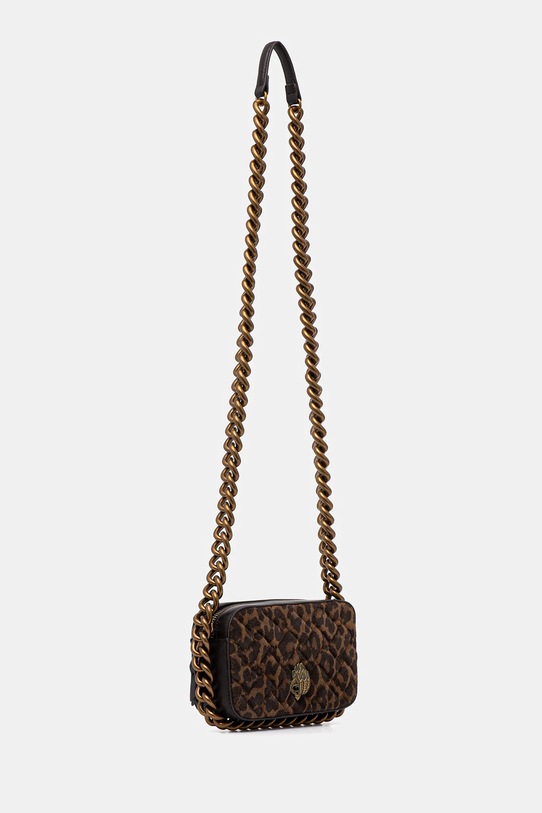 Kurt Geiger London torebka skórzana KENSINGTON 9321135289 brązowy AW25