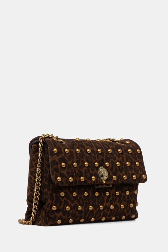 Kurt Geiger London torebka zamszowa KENSINGTON 5023035289 brązowy AW25