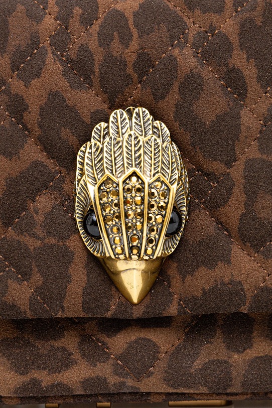 Semišová kabelka Kurt Geiger London MINI KENSINGTON hnědá 9594535289
