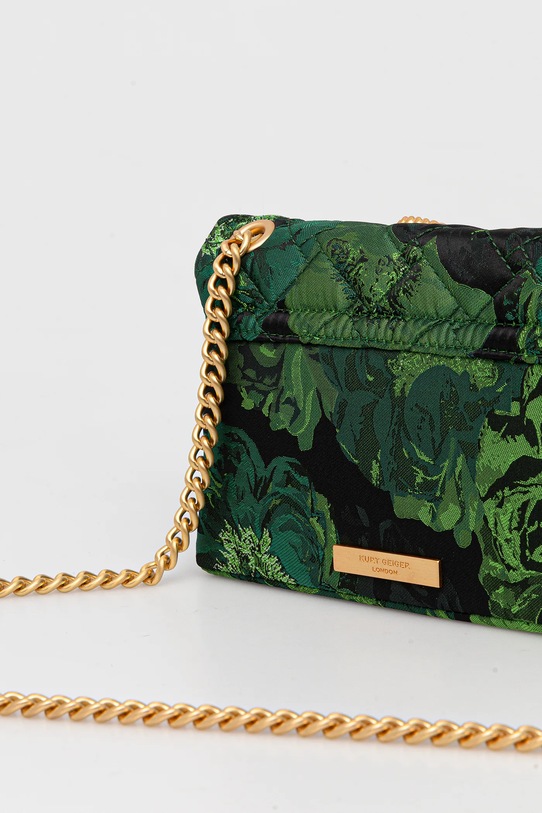 Accesorii Kurt Geiger London poșetă MINI KENSINGTON GEMS 3587975609 verde