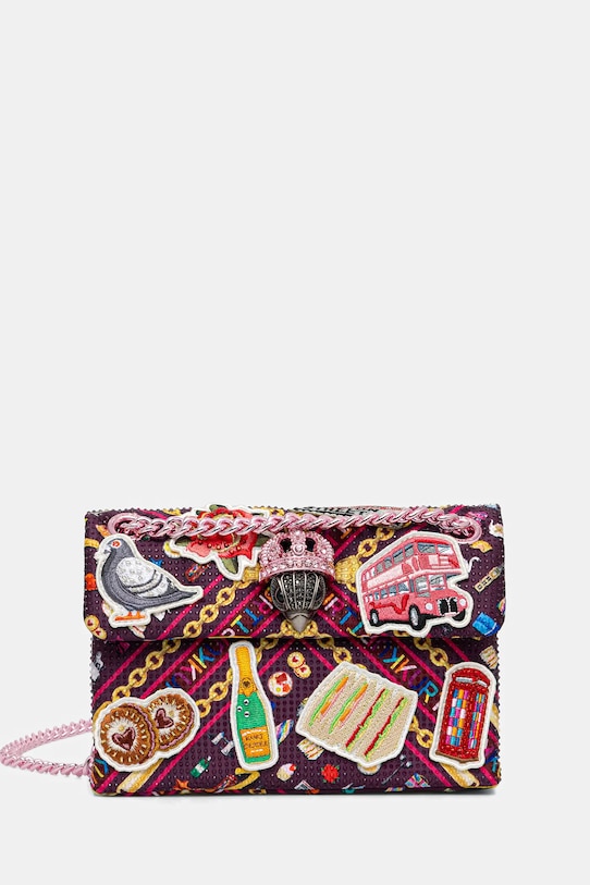 Сумочка Kurt Geiger London MINI KENSINGTON візерунок рожевий 5019357609