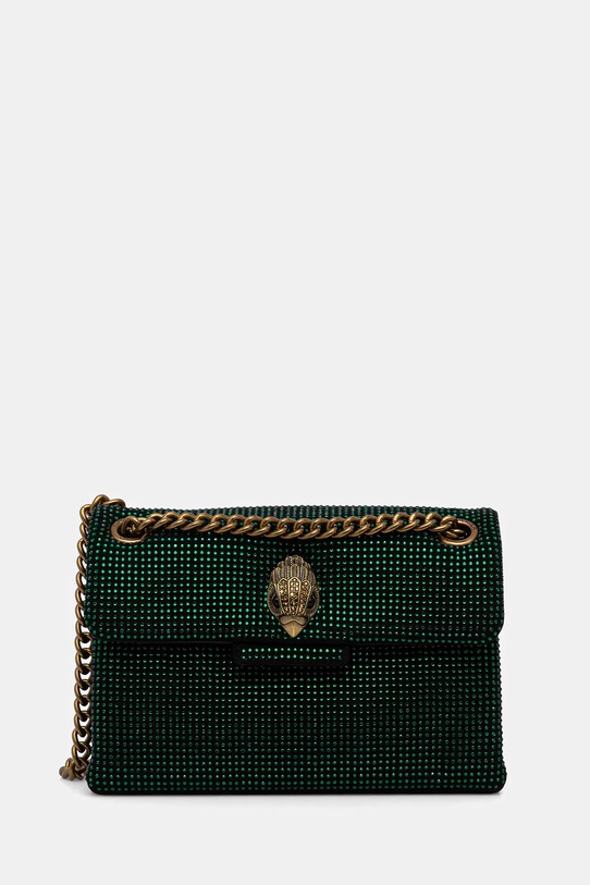Kurt Geiger London torebka MINI KENSINGTON tekstylny zielony 5018175609
