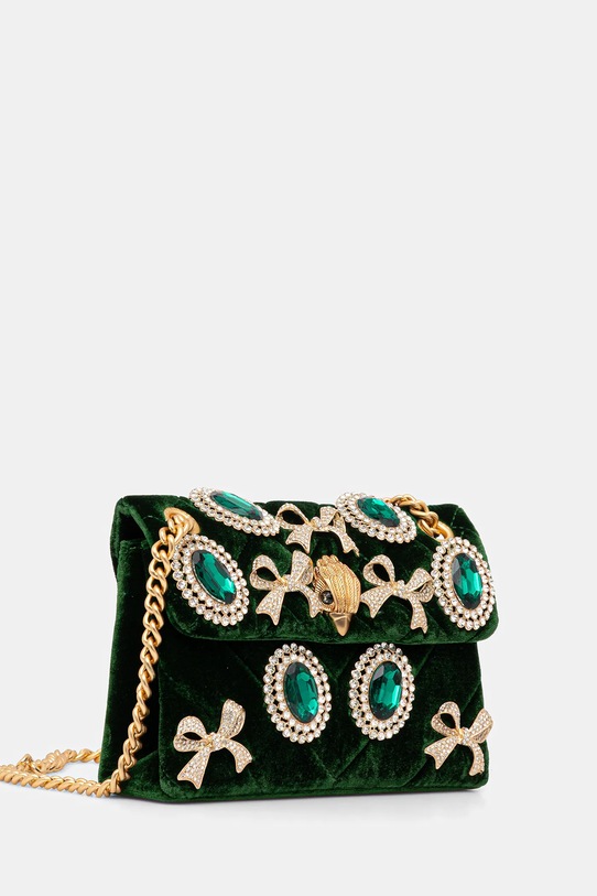 Kurt Geiger London torebka VELVET MINI KENSINGTON 5018771789 zielony AW25