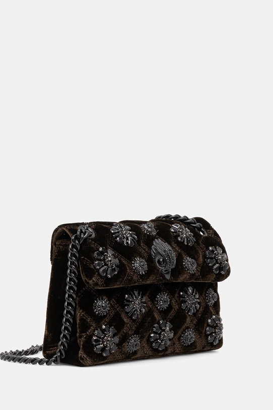 Kurt Geiger London torebka VELVET MINI KENSINGTON 5018331789 brązowy AW25