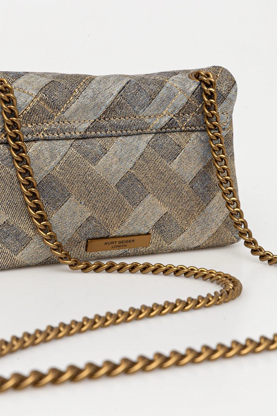 Akcesoria Kurt Geiger London torebka MINI KENSINGTON 8885566669 złoty