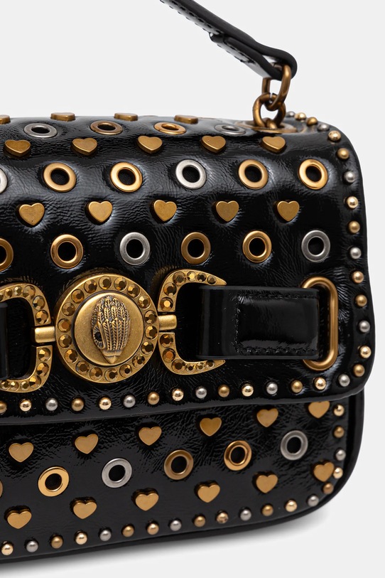 Kurt Geiger London torebka skórzana 5014805319 czarny AW25
