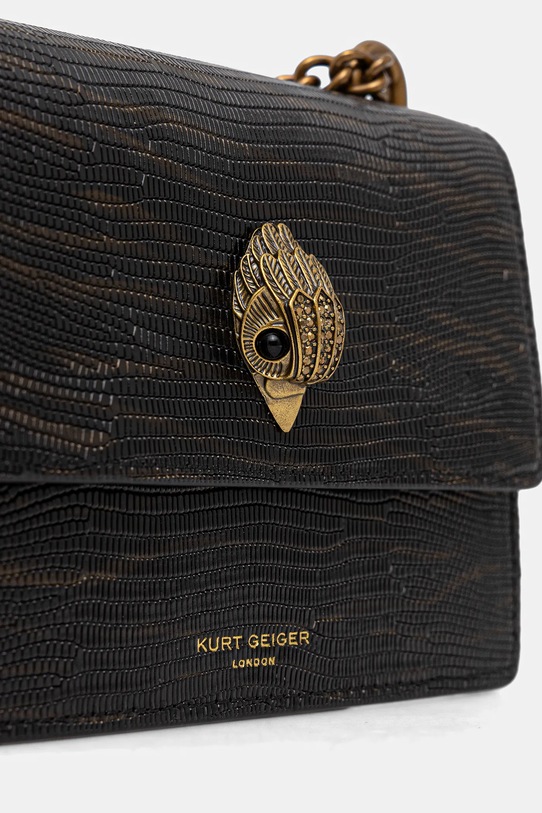 Kurt Geiger London torebka skórzana SHOREDITCH czarny 3536209709