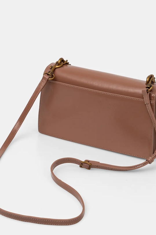 Accesorii Kurt Geiger London geantă de piele SHOREDITCH 4998424319 maro