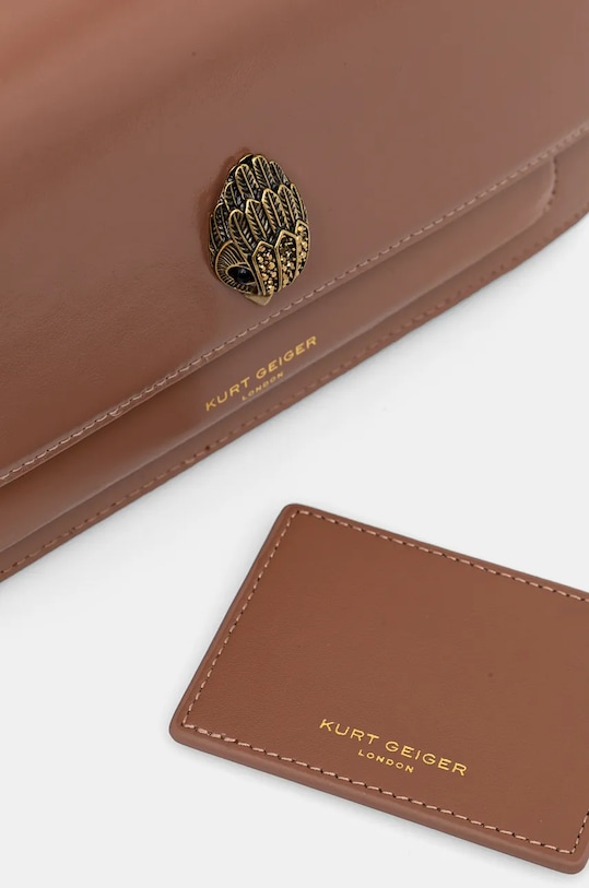 Kurt Geiger London geantă de piele SHOREDITCH 4998424319 maro