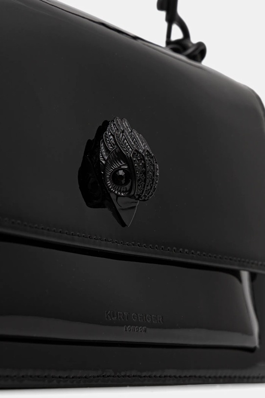 Kurt Geiger London torebka skórzana SHOREDITCH czarny 4998300309