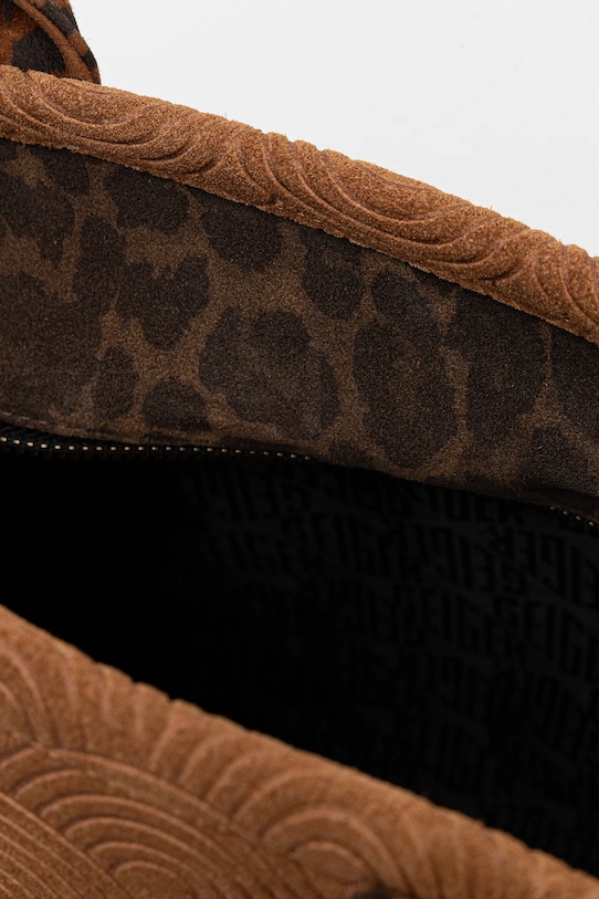 Kurt Geiger London torebka zamszowa SOUTHBANK 5033548219 brązowy