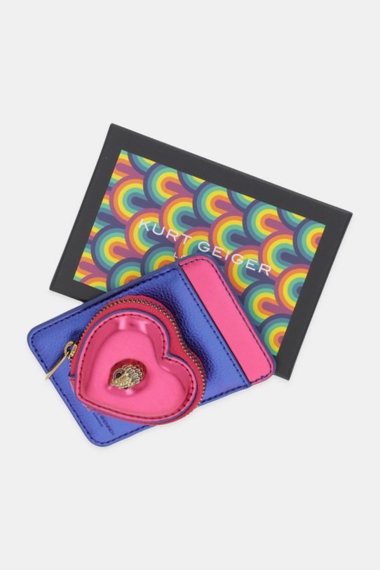 Kurt Geiger London etui na kartę fioletowy 4980189979