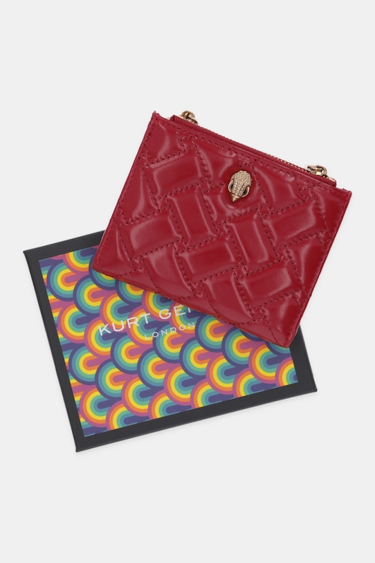 Kurt Geiger London bőr pénztárca MINI PURSE KENSINGTON piros 4198750319