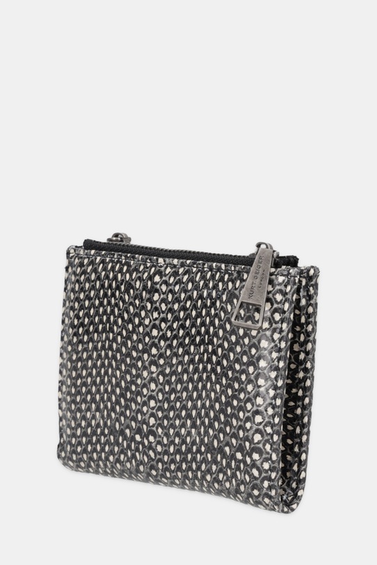 Kurt Geiger London portfel skórzany MINI PURSE KENSINGTON 4198701189 czarny AW25