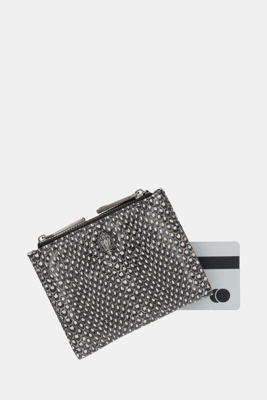 Kurt Geiger London portfel skórzany MINI PURSE KENSINGTON czarny 4198701189