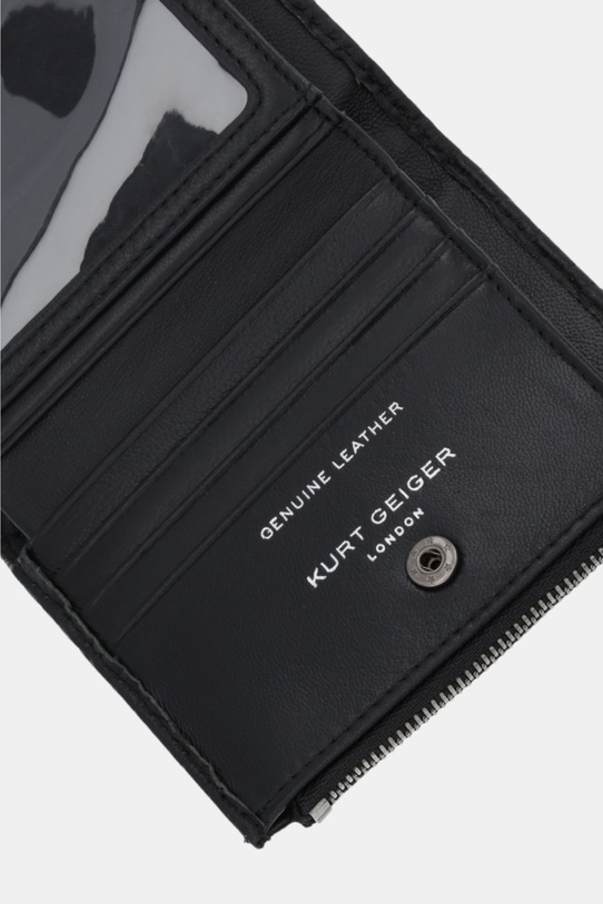 Dodatki Usnjena denarnica Kurt Geiger London MINI PURSE KENSINGTON 4198700019 črna