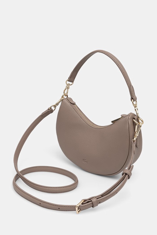 Akcesoria Lacoste torebka skórzana NF5101PH brązowy