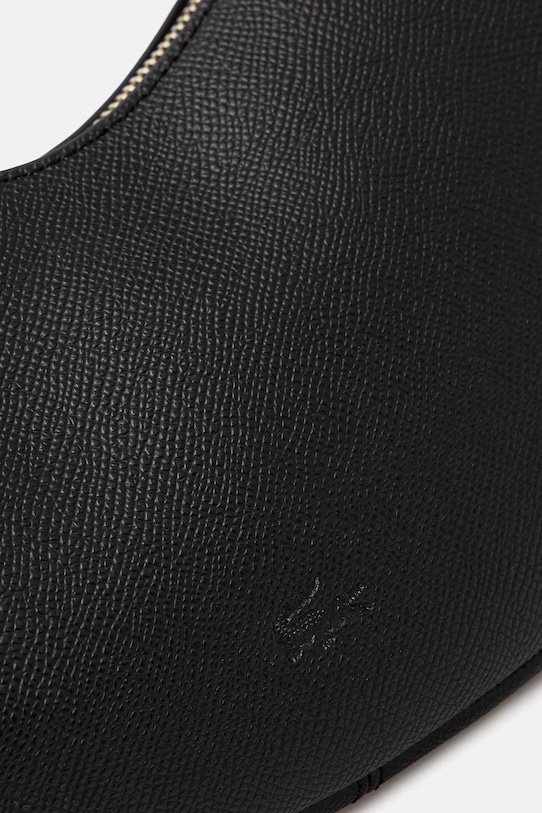 Δερμάτινη τσάντα Lacoste μαύρο NF5101PH