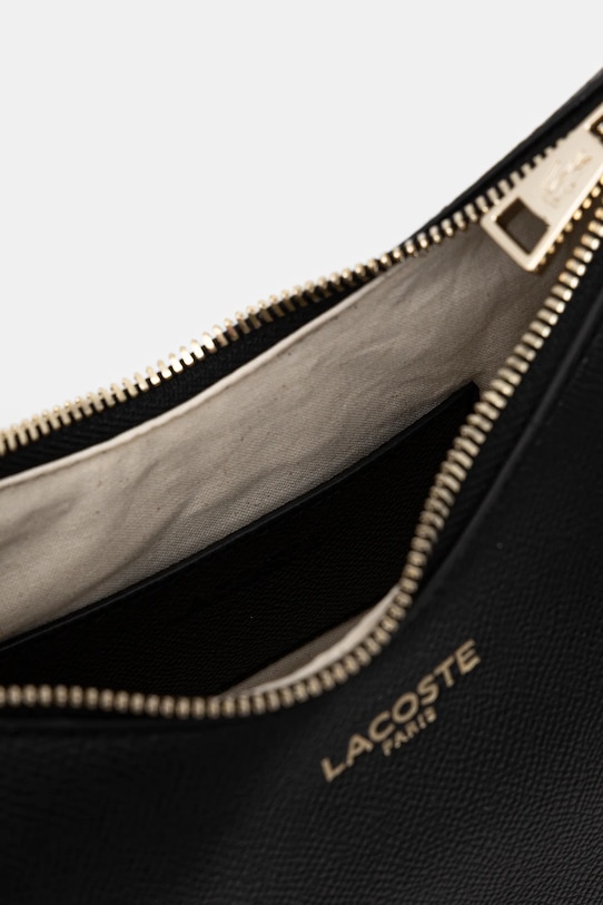 Δερμάτινη τσάντα Lacoste NF5101PH μαύρο