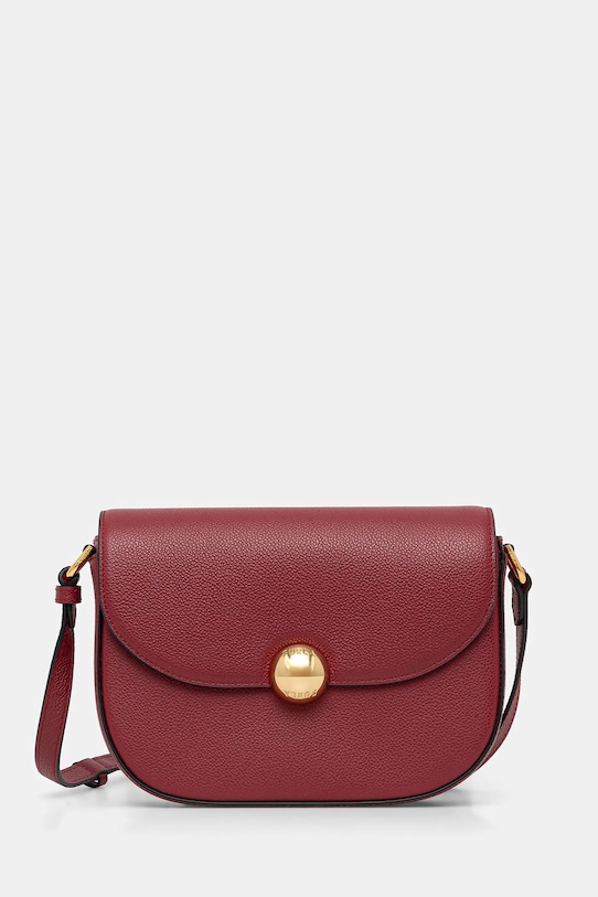 Furla torebka skórzana skóra licowa bordowy WB01887.BX3036.CGQ00