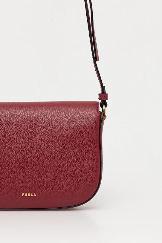 Akcesoria Furla torebka skórzana WB01887.BX3036.CGQ00 bordowy