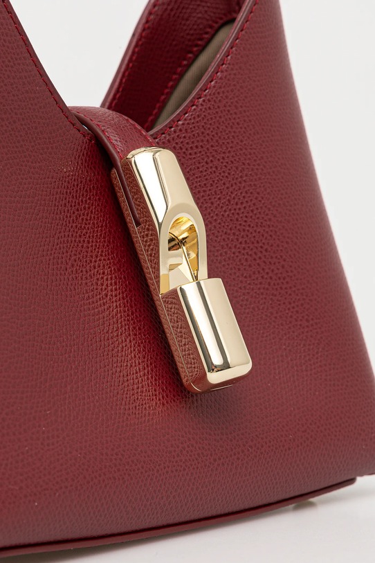Furla poșetă de piele burgundia WE00820.ARE000.CGQ00
