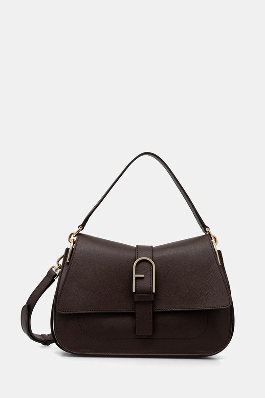 Furla torebka skórzana skóra licowa brązowy WB00996.BX2045.4284S