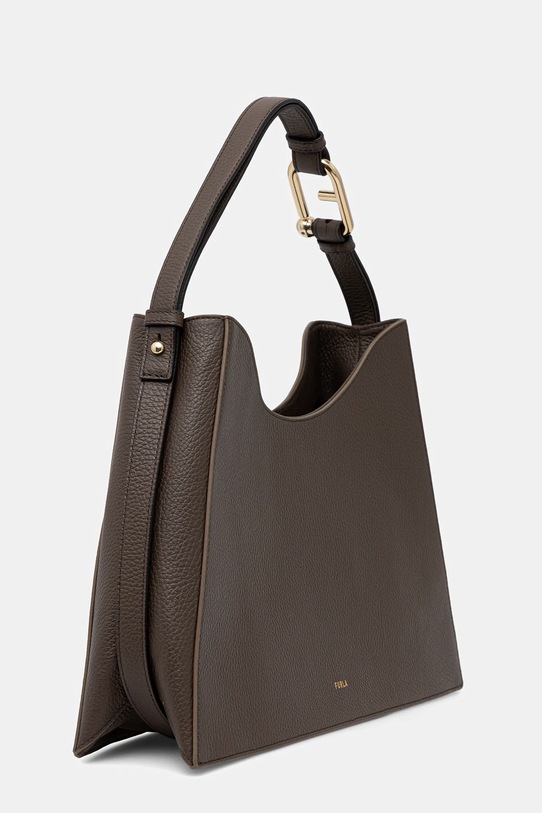 Кожена чанта Furla WB01246.HSF000.2566S кафяв AW25
