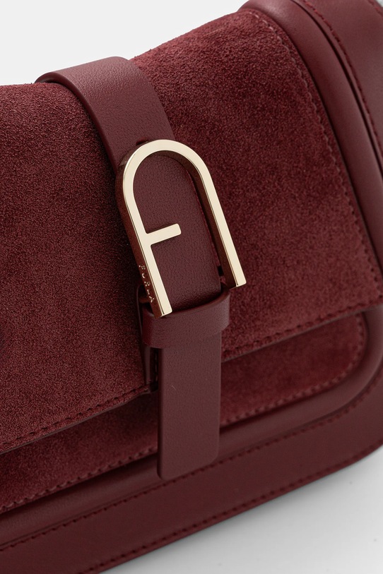 Furla torebka skórzana bordowy WB01884.BX2567.T1R00