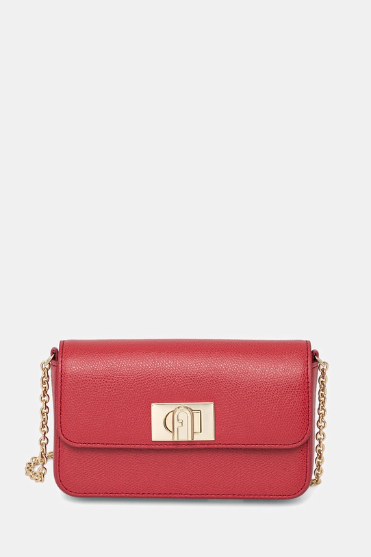Furla torebka skórzana skóra licowa czerwony WE00265.ARE000.RUB00