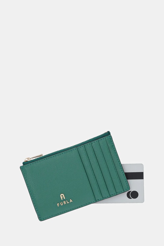 Furla portfel skórzany zielony WP00310.ARE000.JD000