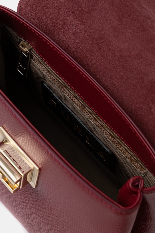 Furla torebka skórzana WB00109.ARE000.CGQ00 bordowy