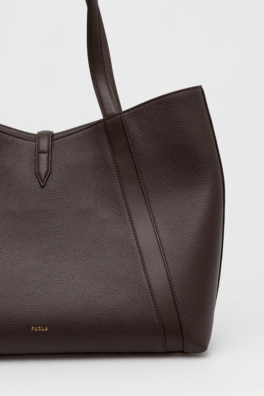 Doplnky Kožená kabelka Furla WB01788.BX3353.2460S hnedá