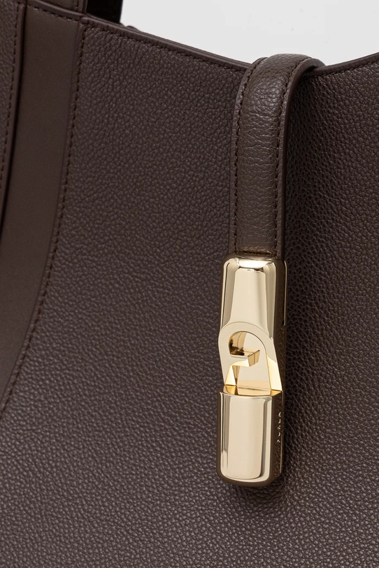 Kožená kabelka Furla hnedá WB01788.BX3353.2460S
