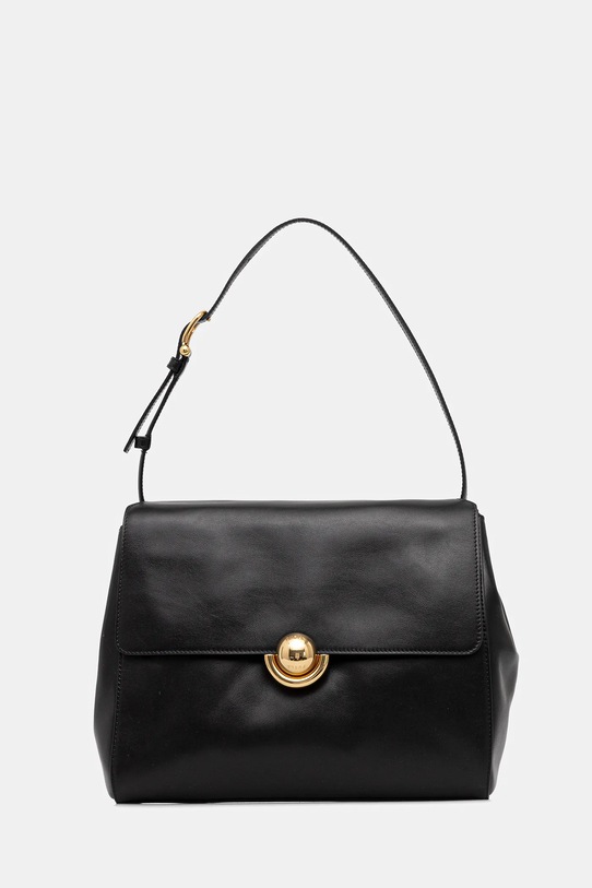 Kožená kabelka Furla nášivka černá WB01804.BX4185.O6000