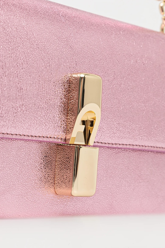 Kožená kabelka Furla ružová WB01826.BX4150.4148S