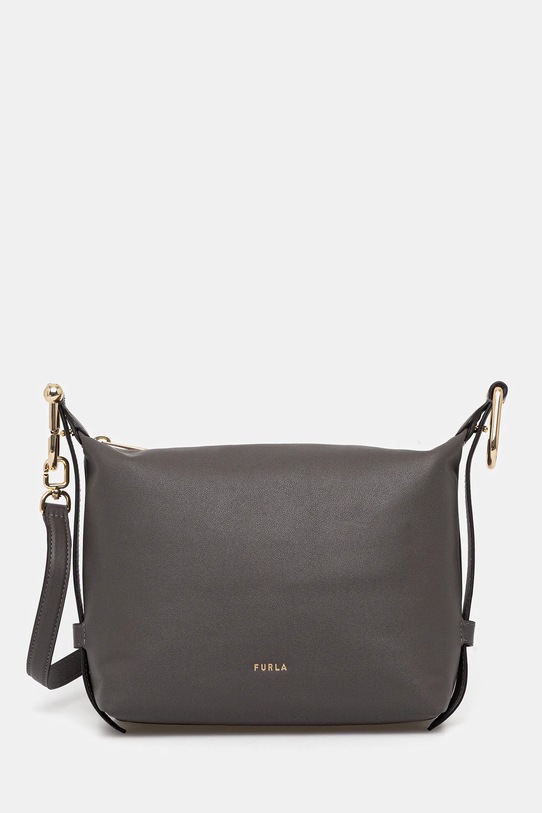 Furla borsa a mano in pelle pelle fiore grigio WE00831.BX2045.4283S