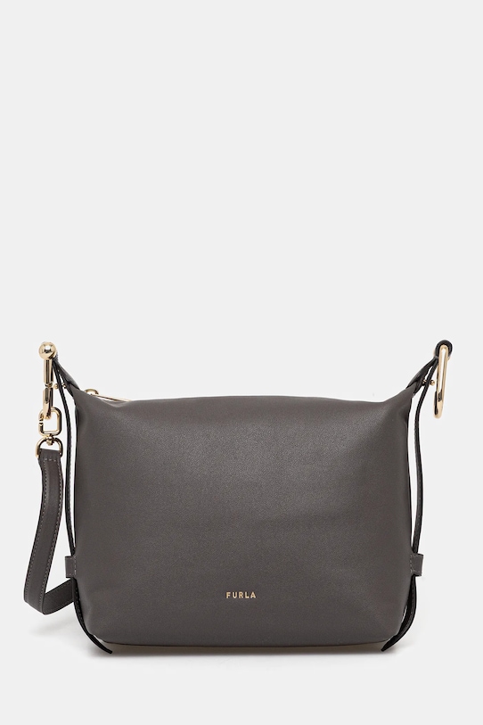 Furla torebka skórzana skóra licowa szary WE00831.BX2045.4283S