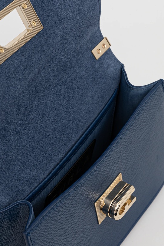 Furla torebka skórzana BAFKACO.ARE000.6G000 niebieski