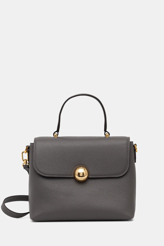 Δερμάτινη τσάντα Furla λείο δέρμα γκρί WB01882.BX3036.4283S