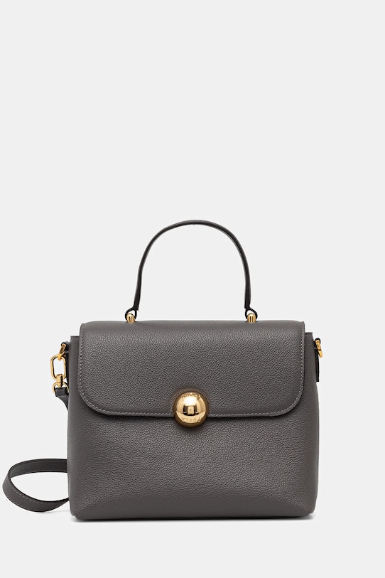 Furla torebka skórzana skóra licowa szary WB01882.BX3036.4283S