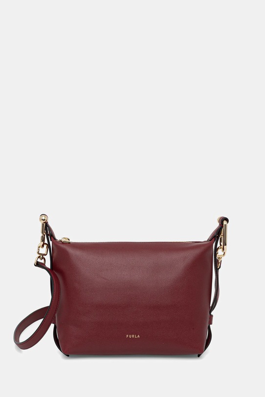 Furla torebka skórzana skóra licowa bordowy WE00831.BX2045.0053S