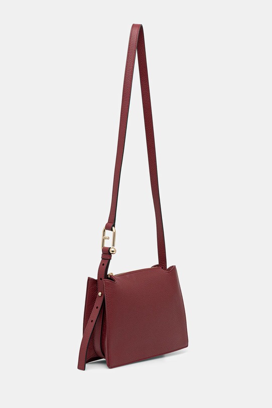 Δερμάτινη τσάντα Furla WB01275.HSF000.0053S μπορντό AW25