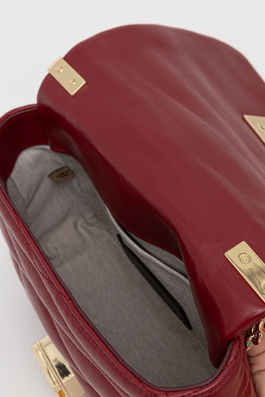 Furla geantă de piele WB01671.BX3221.CGQ00 burgundia