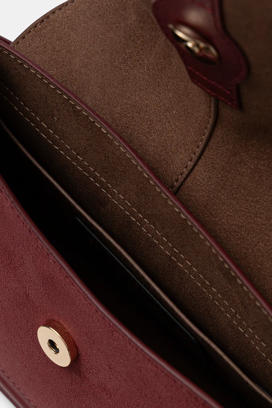 Furla poșetă de piele WB01822.BX2567.T1R00 burgundia