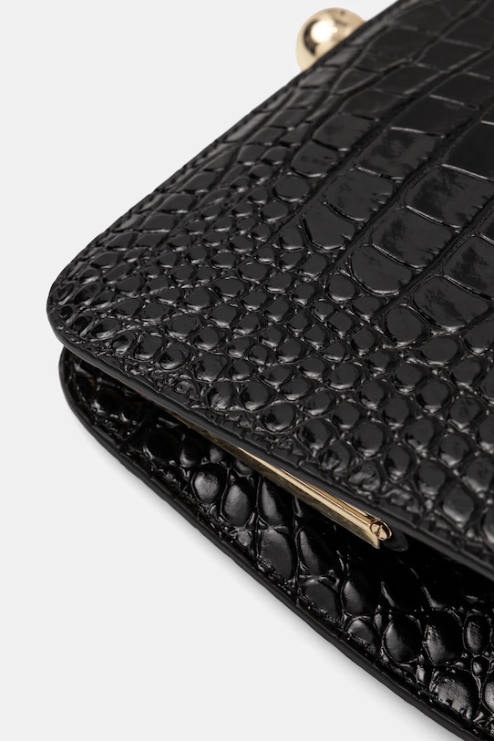 Δερμάτινη τσάντα ώμου Furla μαύρο WB01901.BX4255.O6000