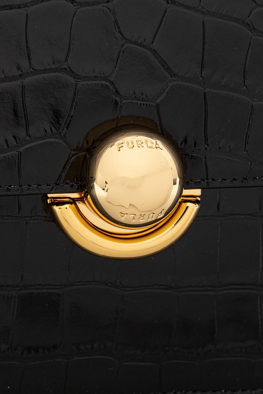 Furla torebka skórzana czarny WB01355.BX3178.O6000